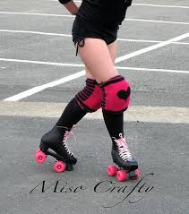 Rollergirl Knee Pad Covers In Action Roller Girl Roller Derby Derby Girl