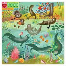 1000 piece puzzles are perfect for the whole family to enjoy! Eeboo 1000 Piece Puzzle Otters Daisy Daisy