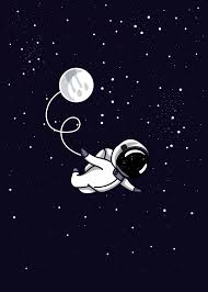 Floating In Space Poster Print By Black Foxe Displate In 2021 Space Drawings Space Artwork Space Art