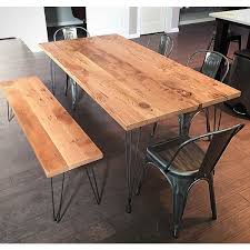 Handcrafted Reclaimed Wood Dining Table With Hairpin Legs Dining Table Hairpin Dining Table Reclaimed Wood Dining Table