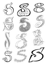 Letter S Hand Lettering Alphabet Creative Lettering Hand Lettering Fonts