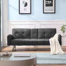 The sofa is typically defined as a long upholstered seat that features a back and arms and is intended for two or more people. Vintage Sleeper Sofa Wayfair