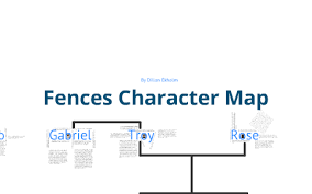 Fences Character Map By Dillon Ekholm On Prezi