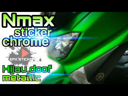 Halo gaes jumpa lagi di cannell gebi paint projeck.di vidio kali ini kita telah selesai melakukan pengecatan honda scopy warna hijau tosca.selamat menonton. Pasang Sticker Chrome Hijau Metallic Doff Yamaha Nmax Variasi Warna Keren Youtube