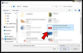 This article explains how to insert a pdf into a word document as an embedded object, as a linked object, or as text only. How To Insert A Pdf Into Word
