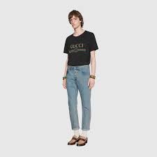 Black Washed Cotton Jersey Oversize T Shirt With Gucci Logo Gucci Us Download the vector logo of the gucci brand designed by in encapsulated postscript (eps) format. t shirt with gucci logo gucci