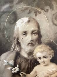 Vintage Catholic Church Saint Joseph Framed Print St. Joseph