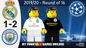 Real Madrid Vs Manchester City 1 2 Lego Champions League 2019 20 All Goals Highlights Football Lego Football Champions League Manchester City