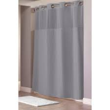Hookless Waffle 71 Inch X 86 Inch Long Fabric Shower Curtain In Frost Grey Hookless Shower Curtain Fabric Shower Curtains Extra Long Shower Curtain