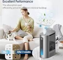 Amazon.com: Gazeer Paquete de 32 almohadillas de absorción mineral para  humidificadores, compatibles con humidificadores Dero HHM713/713S : ...