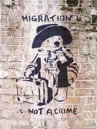 Banksy Street Artist Paddington Bear Imigration Is Not A Crime Street Art Banksy Street Art Street Artists