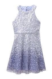 Trixxi Ombre Sequin U Neck Dress Little Girls Big Girls Nordstrom Rack