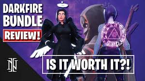 The darkfire bundle includes the dark power chord, shadow ark and molten omen outfits, as well as three wraps, three backblings, three picka. Darkfire Bundle Review Combos In Fortnite Youtube