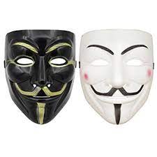 Over 70% new & buy it now; Buy Duketea Hacker Mask For Kids Anonymous Mask Halloween Costume Cosplay Masquerade Party Online In Italy B08bjwphj5