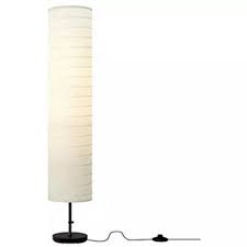 Set of 2 (holmo lamp no light bulb. Ikea Holmo Floor Lamp Light White Rice Paper Shade Modern Contemporary New Shopee Singapore