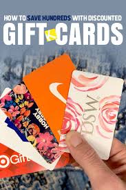 How To Save Hundreds With Discounted Gift Cards Gift Card Cards Discount Gift Cards