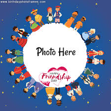 It's how pretty you have made it to look and how. Make Online Happy Friendship Day Card With Photo Frame