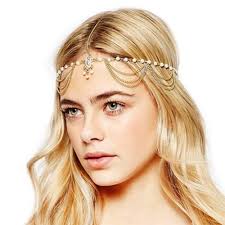 Yean Women's Headpieces Headband Bohemia Head Chain with Pendant :  Amazon.co.uk: Fashion