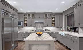 Gray kitchen pictures tan cabinets pinterest logo svg. 32 Stylish Ways To Work With Gray Kitchen Cabinets