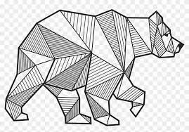 Download this premium vector about seamless autumn pattern with triangle geometric drawing, and discover more than 15 million professional graphic resources on freepik. Bear Polar Bear Geometry Triangle Line Art Png Geometric Polar Bear Drawing Clipart 4722296 Pikpng