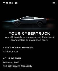 Post your Cybertruck preorder reservation number! 