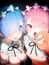 Rule34 - If it exists, there is porn of it  rbx lamen, ram (re:zero), rem  (re:zero)  4100536