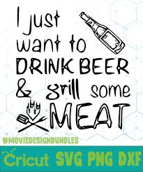 Download Drink Beef And Grill Meat Quotes Svg Png Dxf Cricut Movie Design Bundles