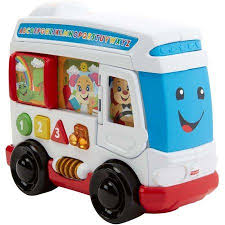 Fisher Price Laugh Learn Around Town Bus With Lights Sounds Walmart Com Fisher Price Learning Toys Indoor Toys