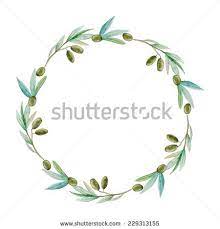 Tree Branch Watercolor Stock Photos Images Pictures Floral Wreath Watercolor Olive Branch Wreath Wreath Watercolor