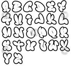 Use these abc bubble letters for crafts and more! Cool Bubble Letter Fonts