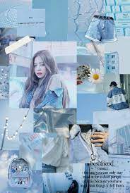 Blackpink Jennie Queen Beautiful Aesthetic Collage Wallpaper Blue Freetoedit Kartu Lucu Warna Aqua Lucu
