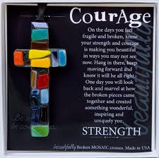 Handmade Glass Mosaic With Courage Poem Inspirational Get Well Soon Gift For Cancer Patients Encouragement Gift For Hard Times Amazon In Home Kitchen No time to wait till her mouth can enrich that smile her eyes began.