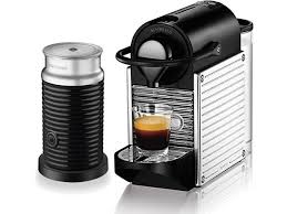 Nespresso krups citiz&milk aerocinno coffee machine in silver/black. Krups Nespresso Pixie With Aeroccino Coffee Machine Review Which