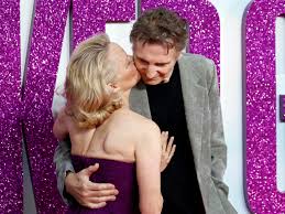 Pamela Anderson, Liam Neeson share sweet moment at The Naked Gun premiere  - ABC News