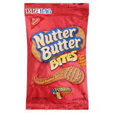 Mini, nutter butter bites, ritz bits cheese. Nutter Butter Bites Big Bag 3oz 85g American Fizz