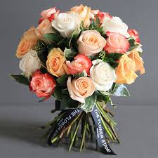 See more ideas about peach roses, peach, rose. Luxury Bouquet Of Peach Ecuadorian Roses Same Day Flower Delivery