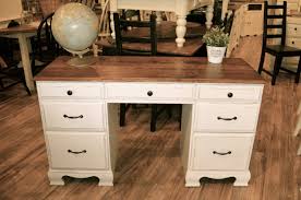 Distressed Off White Desk And Chair White Desks Desk White