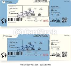 Flugticket vorlage zum ausdrucken from flugticket vorlage kostenlos. Verschiedene Blaue Flugtickets Zwei Varianten Blauer Bordkarte Flugtickets Vector Illustration Canstock