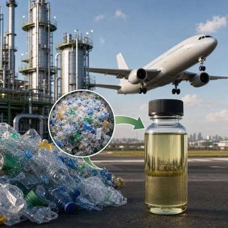 A new conversion process is showing that plastic waste can be turned into  jet fuel with near-perfect efficiency, offering a potentially practical  route for reducing both landfill volumes and aviation emissions. The