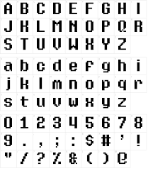 Might want to look around the font for it's name and stuff. Eight Bit Dragon Font Download