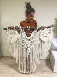 Dazzling in its beauty, this wall hanging from india is designed by anil khandelwal. Large Macrame Wall Hanging Wall Art Big Macrame Boho Wall Decor Macrame Decor Housewarming Gift Modern Macrame Bohemian Wall Art Macrame Wall Hanging Diy Macrame Wall Art Macrame Wall Hanging Patterns