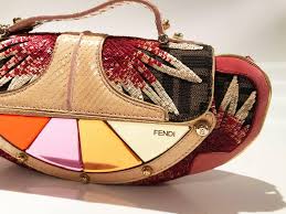 Fendi Zucca Mirror Vanity Mini Clutch Shoulder Bag At 1stdibs