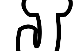 how to draw bubble writing real easy letter j otosection