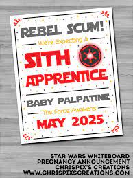 Star Wars Pregnancy Announcement