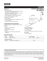 Jul 22, 2021 · 18 in. K 10412 Kohler Manualzz