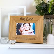 5 out of 5 stars. Amazon Com Personalized Best Friend Picture Frame Photo Frame Best Friend Gifts For Teen Girls Women 4x6 7x5 8x6 Engraved Wooden Frames Available Handmade