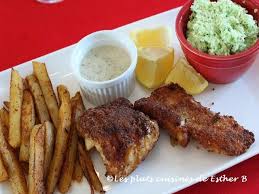 Les Plats Cuisines De Esther B Filets De Morue Avec Panure De Farine Assaisonnee In 2020 Food Pork Breakfast