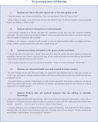 What Have I Got To Lose An Analysis Of Stem Cell Therapy Patients Blogs Semantic Scholar