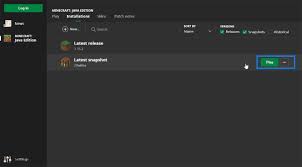 By default, you can choose and play release versions of minecraft, e.g. How To Play Snapshots Minecraft Java Edition Shacknews