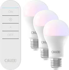 bol com calex smart home starterspakket 3 lampen met e27 fitting en slimme wifi
